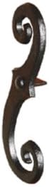 John Wright 088271 Faux Beveled Smooth Shutter Dog with Hardware -Pair