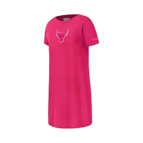 Big Girls NBA Classic Triple Pink Cotton Tee Dress3