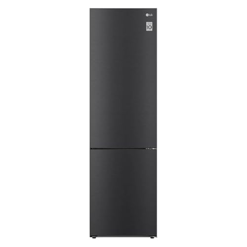 LG Electronics GBP62MCTBC - Combinación de nevera y congelador con puerta de entrada | Linear Cooling | 384 litros de capacidad | negro mate