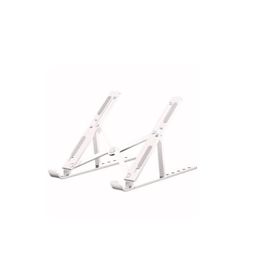 Suporte para Notebook e Tablet em Alumínio Resistente Apoio Mesa em Metal Articulado Dobrável Ajustável com Altura Regulável Portátil Base para Laptops de 10 à 17 Polegadas e Celular Ergonômico TAMO