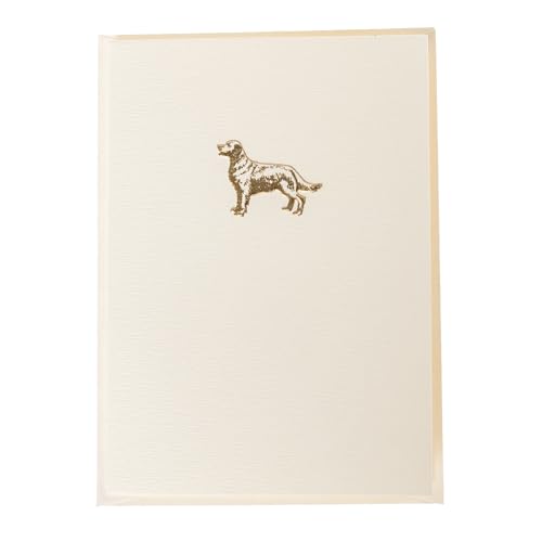 Image of Graphique La Petite Presse Golden Retriever Boxed Notes | Blank Note Cards with Envelopes | 10 Count All Occasion Greeting Card Set | 3.25 x 4.75 Inches | High Quality Thick Paper Stationery with Unique Design