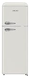 Akai Frigorifero Doppia Porta Vintage Anni 50 CLASS241KCR 147x55 cm cl. E Crema