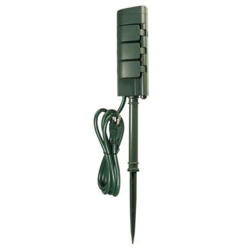 Outlet Stake with Wi-Fi for Outdoor, Green