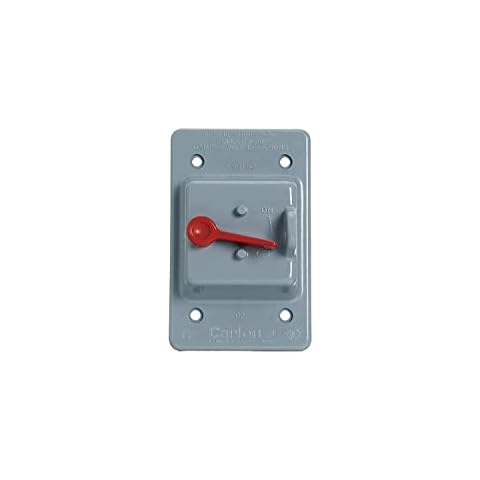 Carlon Lamson & Sessons E98TSCN-CAR Single Gang Weatherproof Toggle Box Cover Cover