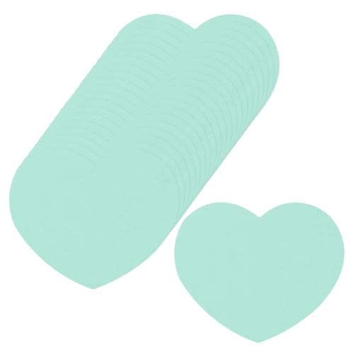 Cartes en papier en cœur bleu clair pour décorations d'intérieur et Saint-Valentin