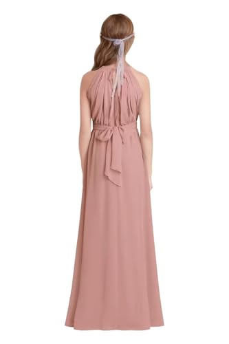 Dessiny Ruffles Junior Chiffon Bridesmaid Dresses Flower Girl Dress for Wedding First Communion Dress 2025 DE5002