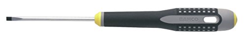 ERGO BAHCO BE-8030 Screwdriver, Slotted, 75 mm Blade, 3.5 mm Tip, 197 mm Overall (5 pieces)