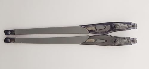 Image of Replacement Temples Arms Legs for Crosslink OX8031 Pewter Glass Frame 140mm