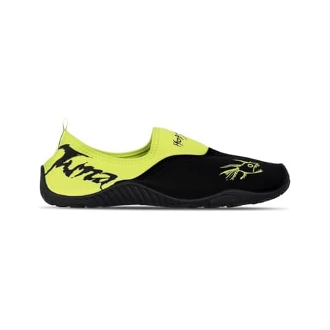 Hot Tuna Mens Aqua Water Shoes Lime/Black 9 Cover