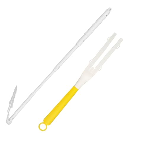 2 Stück Ersatzgriff, Ausziehbare Teleskopstange Einstellbare Länge Griff Staubfegergriffe Teleskopstangen, Staubwedel Ersatz Nur Verlängerter Griff Geeignet für Zuhause Reinigung