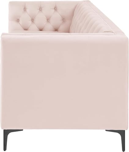 Image of Chesterfield Traditional 3 Seater Luxury Sofa Loving Sofa Button Tufted for Living Room, Guest Room, Bedroom, and Your Loving Space (Baby Pink)