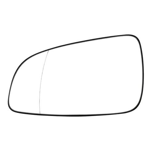 Glace De Rétroviseur Pour Opel Pour Astra H 2004-2008 Voiture Porte Aile Rétroviseur Verre Côté Gauche Chauffé Convexe Avec Plaque Verre de Rétroviseur