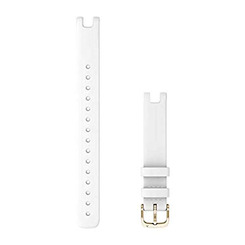 Bracelet Lily Garmin cuir blanc taille L pour remplacer un bracelet use