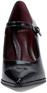 Franco Sarto Sarto Womens Athena Pointed Toe Mary Jane Pump Black Leather 8 M | Image 1