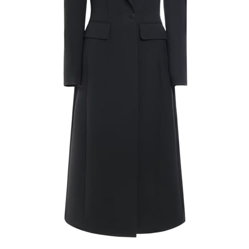 Womens Long Blazers, Slim Lady Skirt Style Women's One Button Mid-Length Coat, Business Jackets Streetwear4