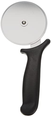 ARCOS Corta Pizzas Profesional de Acero Inoxidable 100 Mm con Mango Ergonómico de Polipropileno. Cortador de Pizzas y Porciones Pequeño y Ligero. Color Negro