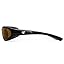 Glossy Black Frame-polarized Copper Lenses