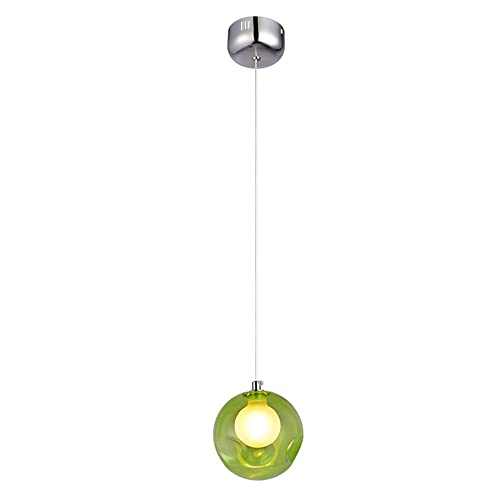 Lustre moderne à bulles en verre suspension luminaire globe de verre