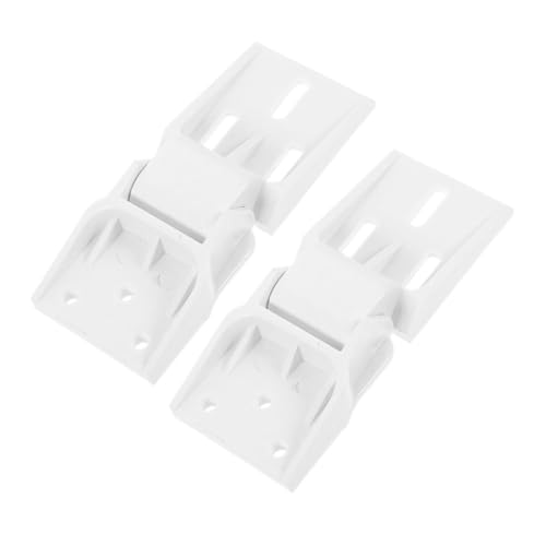 NUOBESTY 2 piezas Bisagras para Puerta de Frigorífico y Congelador Orificios sin Tornillos Diseño Resistente y Multifuncional para Reparación y Soporte Armarios Comerciales y Domésticos