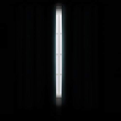 Image of LEMOMO Sea Teal Thermal Blackout Curtains /52 x 108 Inch /Set of 2 Panels Room Darkening Curtains for Bedroom