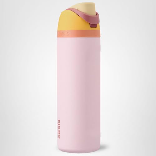Owala FreeSip Insulated Stainless Steel Water Bottle with Straw for Sports and Travel, BPA-Free, 24 Ounce, Candy Store - Thumbnail 6