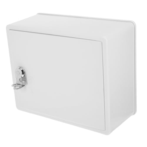 Gadpiparty Wall Mount Mail Box Lockable Security Mailbox for Home Outdoor Use Takeaway Key Box Secure Locking Mechanism for Wall Mounted Key Storage