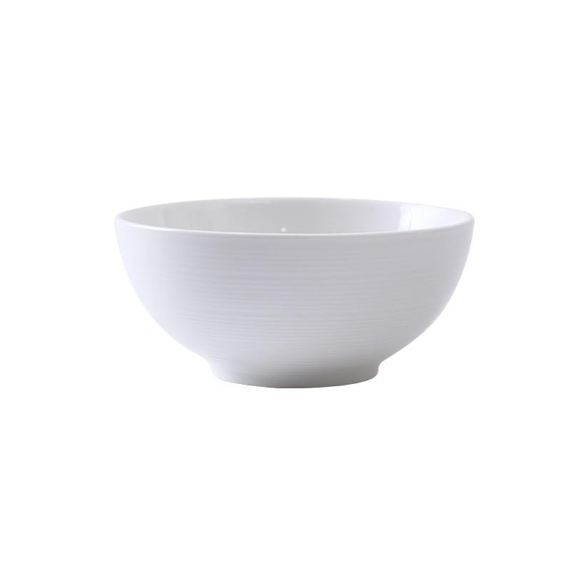 piatti di tutti i giorni per i pasti Piatto da insalata, ciotola di riso in ceramica bianca, piatto creativo for insalata di frutta, dessert, ramen, grande ciotola, piatto da portata, stoviglie for ri