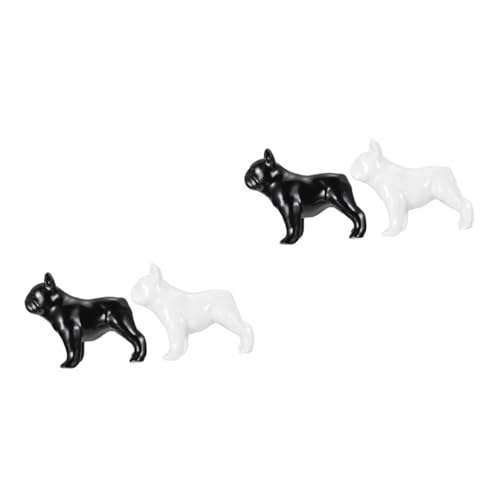 Ornement de chien en céramique pour embellir votre bureau et vos étagères de salon