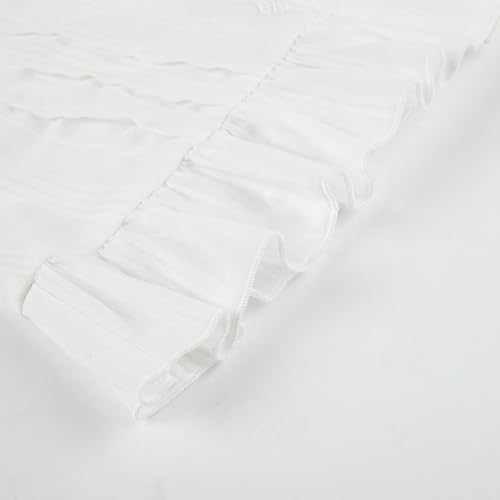 Women's Ruffle Top Silk Tunic4