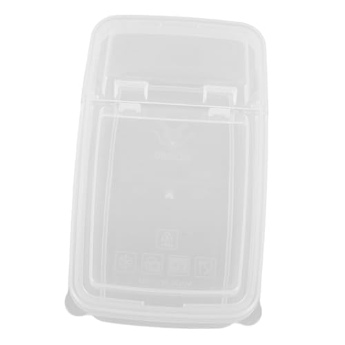 OUNONA Caja Para Guardar Lonchas De Queso Recipiente Para Almacenar Queso El Refrigerador Contenedor Con Tapa Abatible Para Cocina y Refrigerador