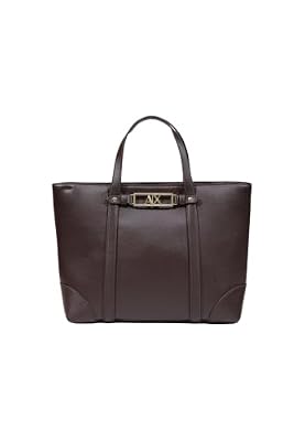 Armani Exchange Borsa donna Polly Large, Marrone Antagonista, Large