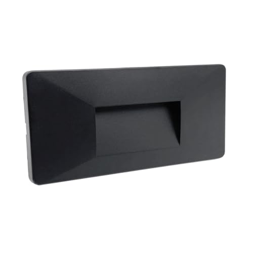 LAMPADA SEGNAPASSO LED 4W 220V IP65 NERO SWITCH 3000K-4200K-6500K SILAMP