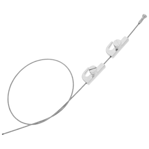 Image of Stainless Steel Picture Rail Hooks Hanging Kit Wire Picture Hanging System with Multiuse Hooks for Art Photos and Decor Effortless Installation for Galleries and Studios