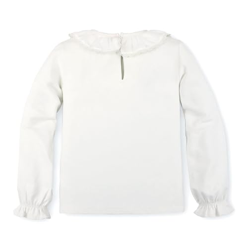 Image of Hope & Henry Girls' Peter Pan Mix Media Top