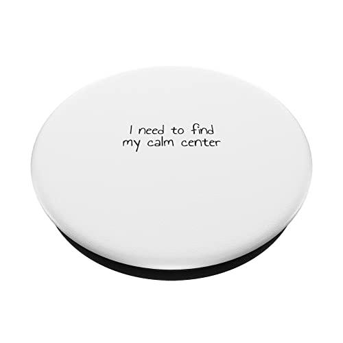 I need to find my calm center PopSockets Swappable PopGrip, Black - Image 2