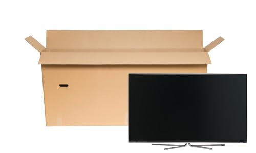 karton billiger DHL   Caja de envío para televisores de hasta 60 pulgadas, embalaje, 1600 x 200 x 800 mm, 2 ondulaciones
