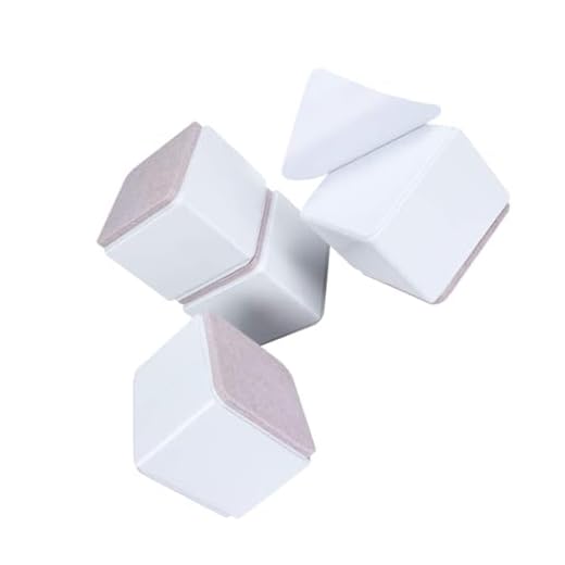 Housoutil 4 Piezas De Suministros Almohadilla De Elevación Tapete De Mesa Bloque De Cojín De Aumento De Fieltro De Acero Al Carbono Almohadilla De Elevación Patas De Mesa Y Silla Accesorio