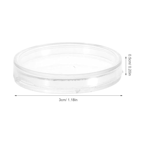 Capsulas para Monedas Contenedor Plástico Transparente 200 pzas miniatura 2