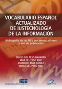 Portada de Vocabulario Español Actualizado de Iustecnologia de la Informacio N