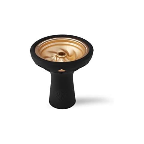 Kaloud Samsaris Hookah Bowl - Silicone-Aluminum Hybrid Shisha Bowl Fits Lotus I and Lotus I+ Hookah Heat Management Device - Hookah Accessories for Cleaner, Smoother, and Tastier Hookah Flavor - Auris Cover