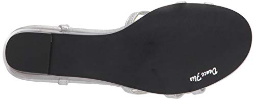 Easy Street Women's Wedge Heel Sandal, Silver Metallic, 8.5 Wide #TOP3