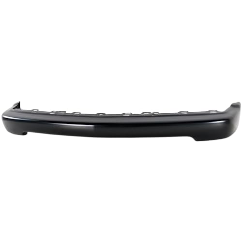New Front Bumper Black Without Molding Holes Replacement For Chevy