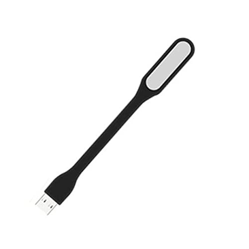 Timetided Mini lámpara de luz LED USB 180 grados ajustable portátil Flexible para powerbank PC portátil ordenador portátil de trabajo nocturno