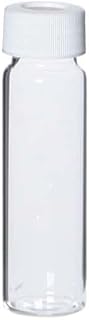 VOA Vial (72, Clear Glass, 40mL Open Top Septa-Caps)