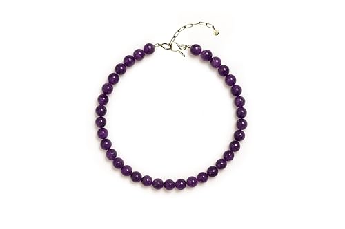 Bijoux semi précieux faits à la main en améthyste pour un cadeau unique