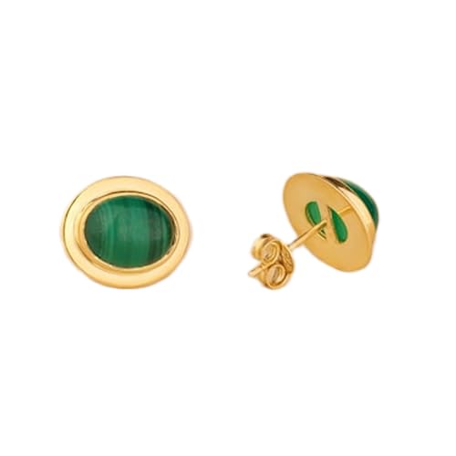 Boucles d'oreilles malachite pour illuminer votre style minimaliste au quotidien