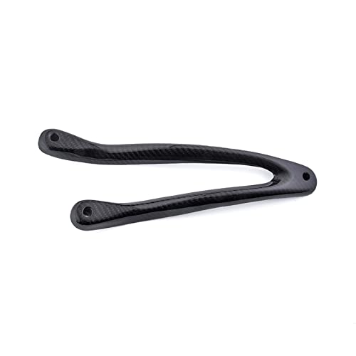 Soporte escape carreras carbono real BMW S1000RR para tandas en circuito