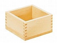 Miyanurushi Craft QKM19100 Wooden Masu, 1 Sho, Cypress Wood, Japan