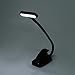 Ruitutedianzi 2X LED Book Lights, Rechargeable Clip on Light, 3 Lighting Modes, 9 LEDs, Eye Protection Reading Lamp -Black