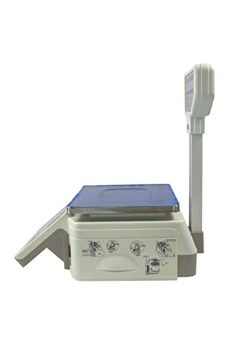 Báscula digital comercial 30kg/66lb con impresora térmica miniatura 3